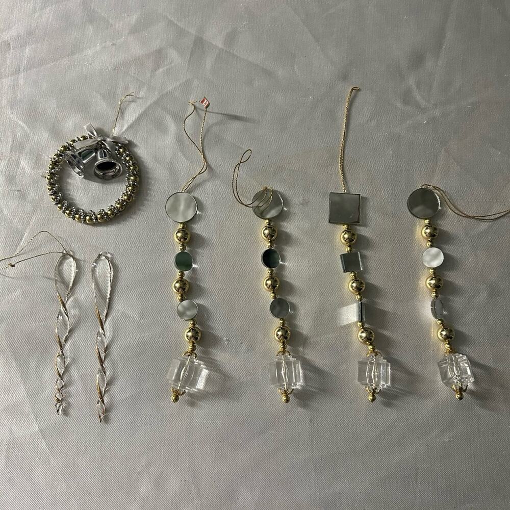 Shiny mirror Christmas ornaments